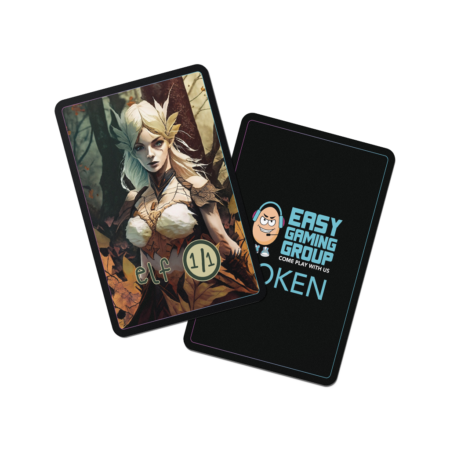 Elf 02 | MTG Token Card